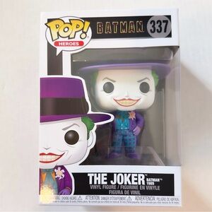 New in Box - The Joker Batman 1989 DC Pop! Super Heroes Funko 337